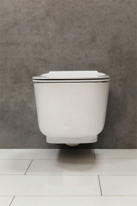 Подвесной унитаз BelBagno Vaso BB127CH безободковый, белый