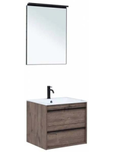 Комплект мебели Aquanet Lino 60 / 70 / 80 / 90 дуб веллингтон, 60, дуб веллингтон
