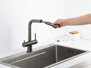 Смеситель для кухонной мойки Gappo G4397-79 под фильтр