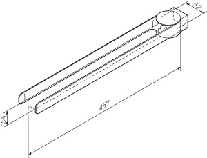 Держатель для полотенец AM.PM Inspire 2.0 A50A32600
