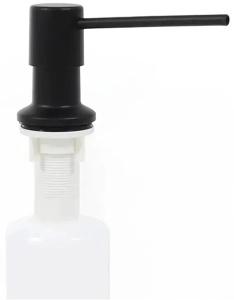 Дозатор для моющих средств Rea black matt round BAT-05000