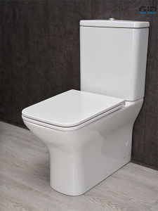 Напольный унитаз Gid Tn2125 с сиденьем Soft Close, белый