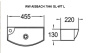 Умывальник WeltWasser WW Aisbach 7946 GL-WT L