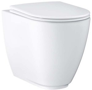 Приставной унитаз Grohe Essence Ceramic 3957300H безободковый, белый