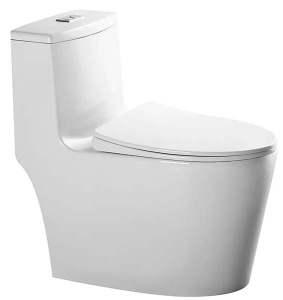Напольный унитаз Gid Tr2203 с сиденьем Soft Close, белый