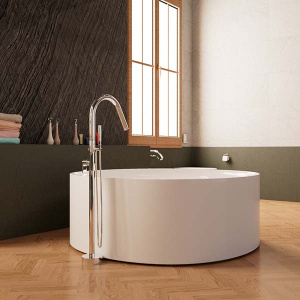 Акриловая ванна Frank F6169 White, 150х150, белый