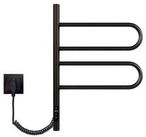 Полотенцесушитель Vincea VTD-1R1CBE / VTD-1R1CGE электрический, 42х59, графит