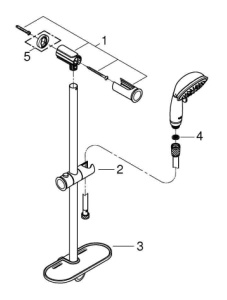 Душевой гарнитур Grohe Tempesta New Rustic IV 27609001