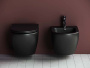 Подвесное биде CeramicaNova Metropol CN4003MB с донным клапаном