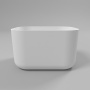 Умывальник Whitecross Lazurit белый матовый Solid Surface