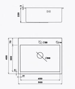 Кухонная мойка Wisent WS-35040B-114 с коландером и дозатором