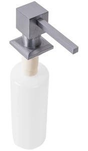 Дозатор для моющих средств Rea nickel matt square BAT-05012