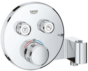 Смеситель встраиваемый Grohe Grohtherm SmartControl	29120000 термостатический, хром