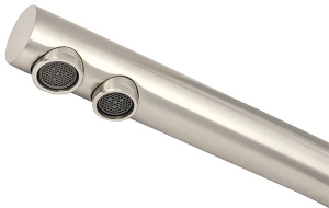 Смеситель для кухонной мойки Zorg Akvaduo Premium Brass satin под фильтр