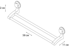 Держатель для полотенец Fixsen Element GR-7078