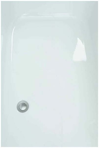 Акриловая ванна Allen Brau Infinity 1 2.21001.20/CGM / 2.21001.21/CGM, 170х80, белый матовый, цементно-серый