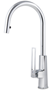 Смеситель для кухонной мойки Kaiser Merkur 27166 с выдвижным изливом