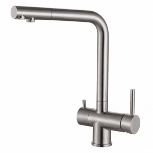 Смеситель для кухонной мойки Zorg Inox SZR 7039 под фильтр, графит