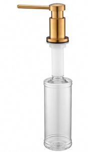 Дозатор для моющих средств Paulmark Brevit D005-BG / D005-G, золото