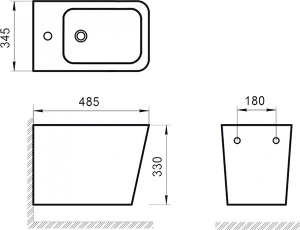 Подвесное биде BelBagno Ardente-R