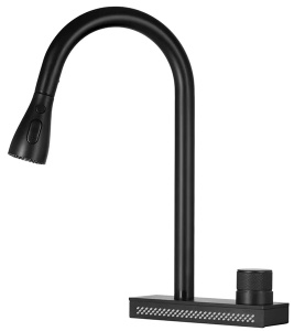 Смеситель для кухонной мойки Wisent WX4057B с термостатом