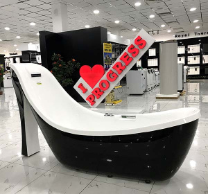 Акриловая ванна Gemy RF1253BG, 238х79