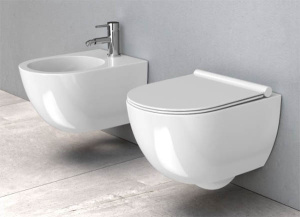 Подвесной унитаз Rea Carter Rimless C1450