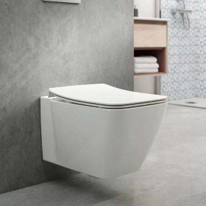Подвесной унитаз Ideal Standard Strada II AquaBlade T359601 безободковый с крышкой SoftClose T360101