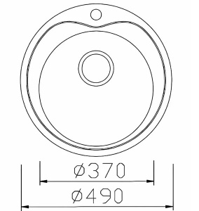 Кухонная мойка Stellar S9490D / S9490MD, 49х49, декор