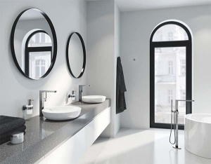Смеситель для ванны Grohe Plus 23846AL3, темный графит матовый