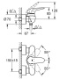 Смеситель для душа Grohe Eurostyle Solid 23722003