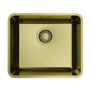 Кухонная мойка Omoikiri Omi 43-U/I-LG / 53-U/I-LG Ultra Mini, 43х37, светлое золото