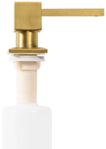 Дозатор для моющих средств Rea gold matt square BAT-05009