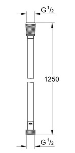 Душевой шланг Grohe Silverflex 28362000