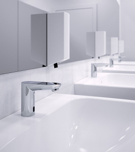 Смеситель для умывальника Grohe Euroeco Cosmopolitan E 36271000 сенсорный