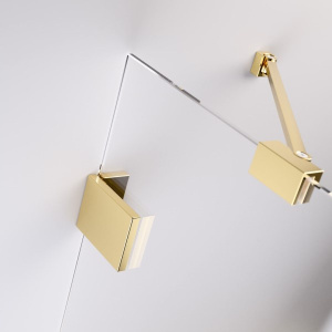Душевая шторка на ванну Radaway Essenza Pro Gold PNJ, 60х150, прозрачный
