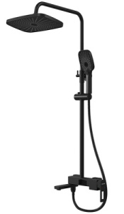 Душевая стойка Grossman Pragma 500.K35.03.210 / 500.K35.03.420, черный матовый
