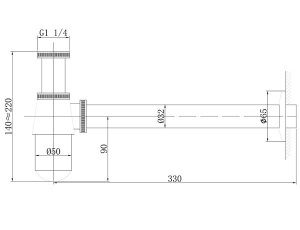 Сифон для умывальника Abber Bequem AF0032SP