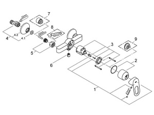 Смеситель для душа Grohe BauLoop 23340000