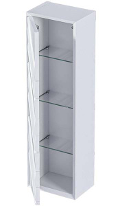 Пенал 1Marka Glace 30П 1д White
