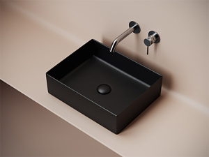 Умывальник CeramicaNova Element CN6069MB / CN6070MB / CN6071MB / CN6072MB, 47х36, черный матовый