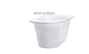 Ванна из искусственного камня Astra-form Монако Solid белая, 174х80