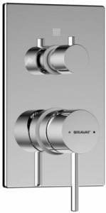 Смеситель скрытого монтажа Bravat Arc P69193C-ENG (3 функции), хром