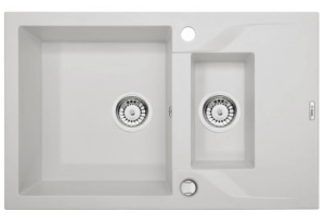 Кухонная мойка Deante Andante ZQN-1513 / ZQN-2513 / ZQN-7513 / ZQN-A513 / ZQN-G513 / ZQN-S513, 78х49/алебастр