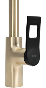 Смеситель для кухонной мойки Rea Soul Gold Black REA-B6205