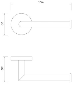 Держатель для туалетной бумаги Omnires Modern MP60510GL / MP60510GLB, золото