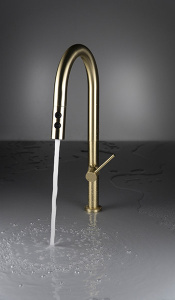 Смеситель для кухонной мойки Deante Olfato Gold BR BQO_R72M
