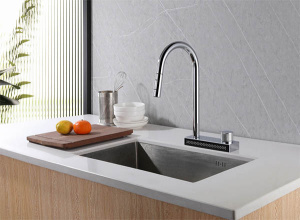 Смеситель для кухонной мойки Abber Wasser Kreis AF8114 с выдвижным изливом