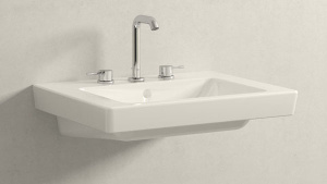 Смеситель встраиваемый Grohe Essence 20296001 на столешницу для умывальника