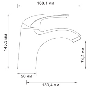 Смеситель для умывальника WasserKraft Rossel 2803